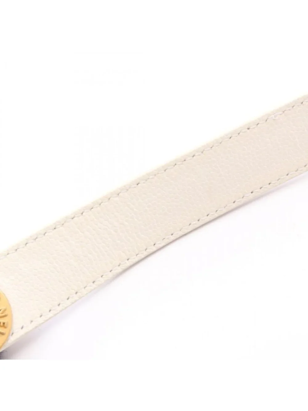 Chanel Shoulder Bag Mini Quilted White Caviar Leather Small Flap Chain